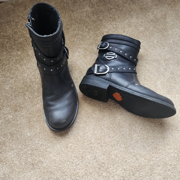 Harley-Davidson Chryse Black Leather - Picture 2 of 5